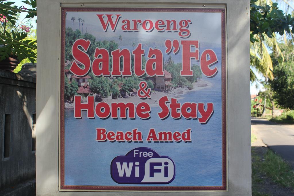 Santa Fe Homestay & Warong Amed Zewnętrze zdjęcie